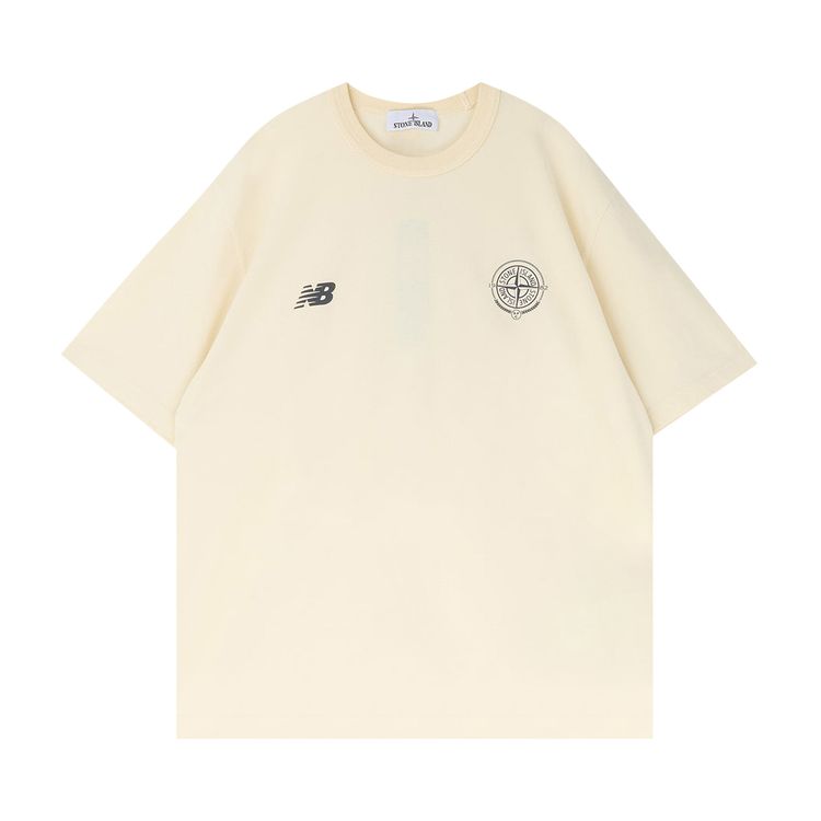 Stone Island x New Balance Short Sleeve T Shirt Ivory