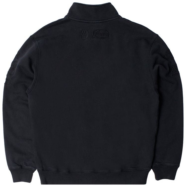Parra Media Quarter Zip Pullover Black