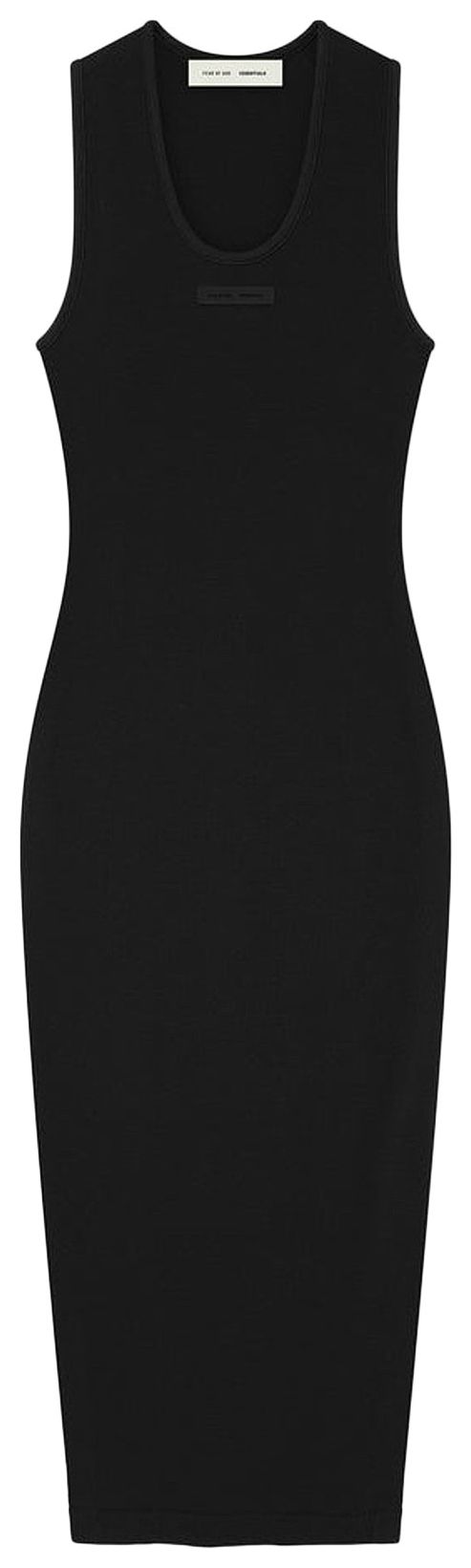 Fear of God Essentials Rib Tank Dress Jet Black