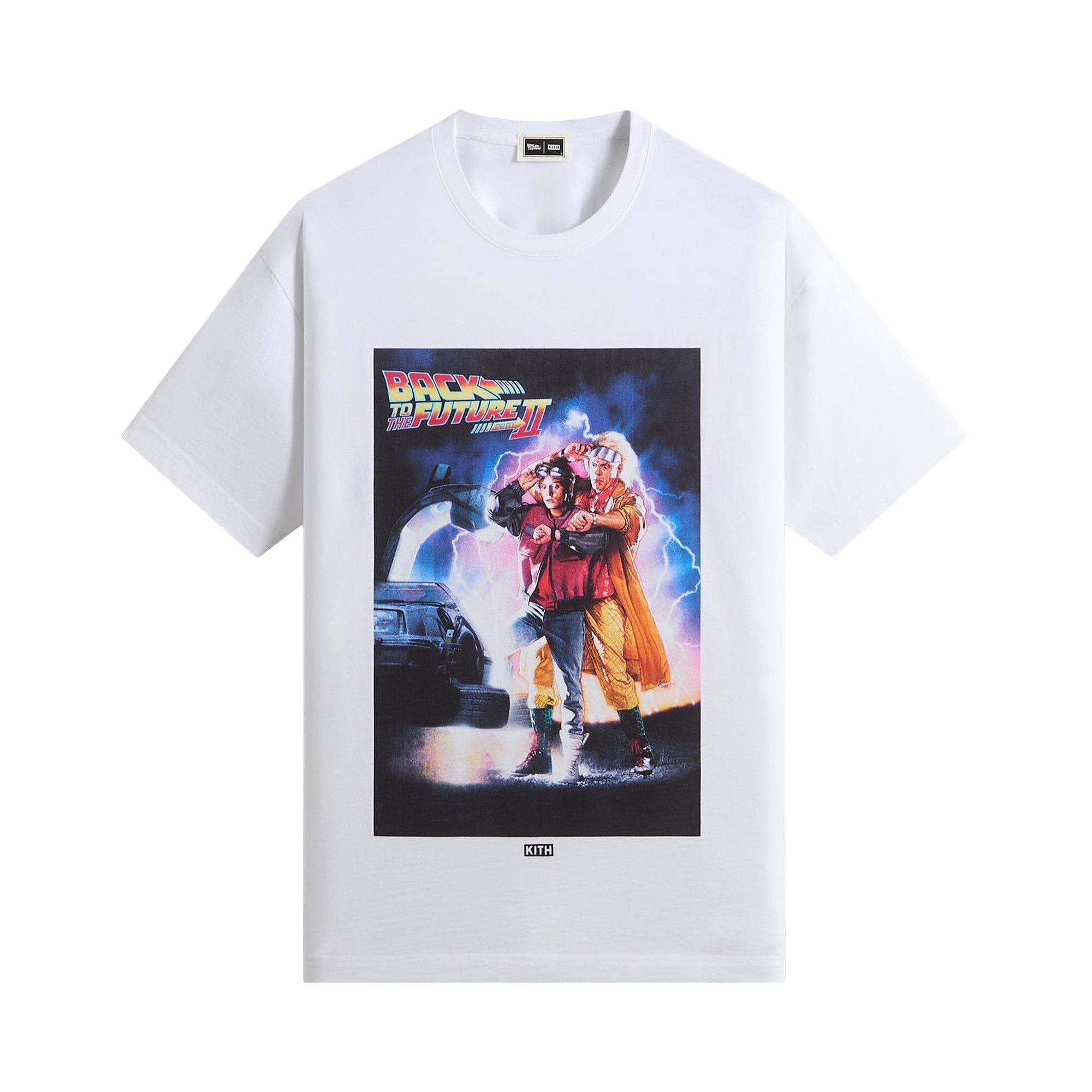 Buy Kith For Back To The Future Ii Movie Poster Vintage Tee 'White