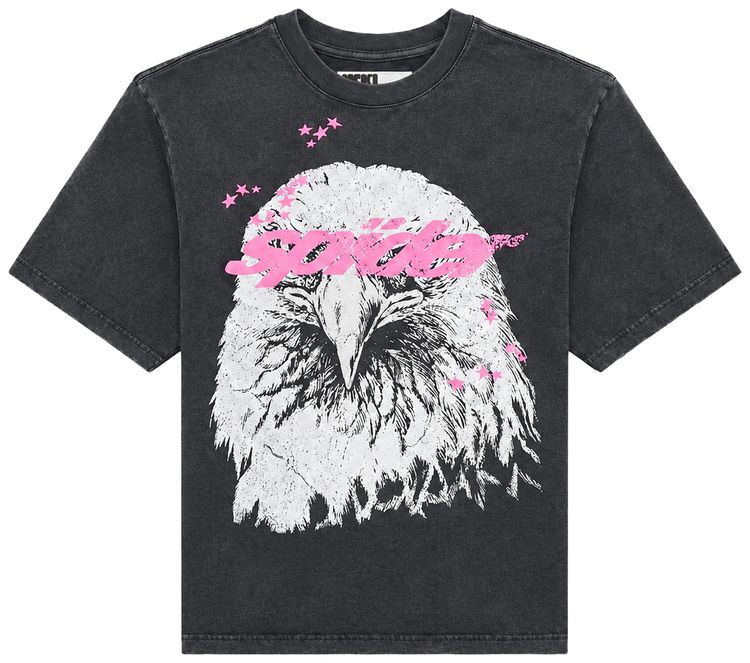 Sp5der Screaming Eagle Tee Onyx