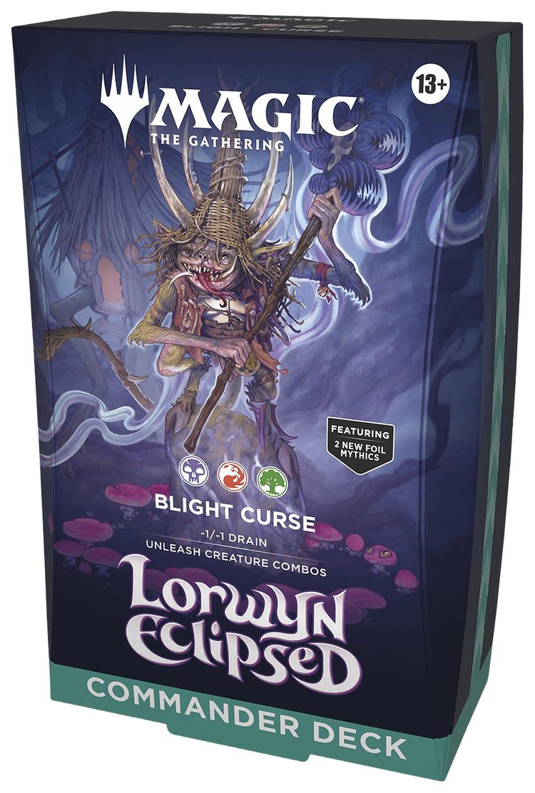 Magic The Gathering Lorwyn Eclipsed Commander Deck Blight Curse