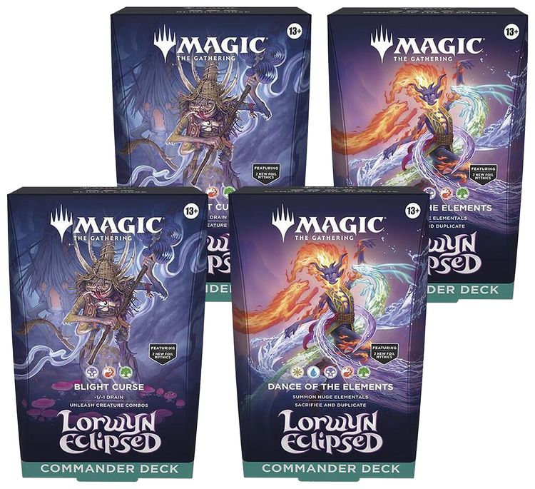 Magic The Gathering Lorwyn Eclipsed Commander Deck Display