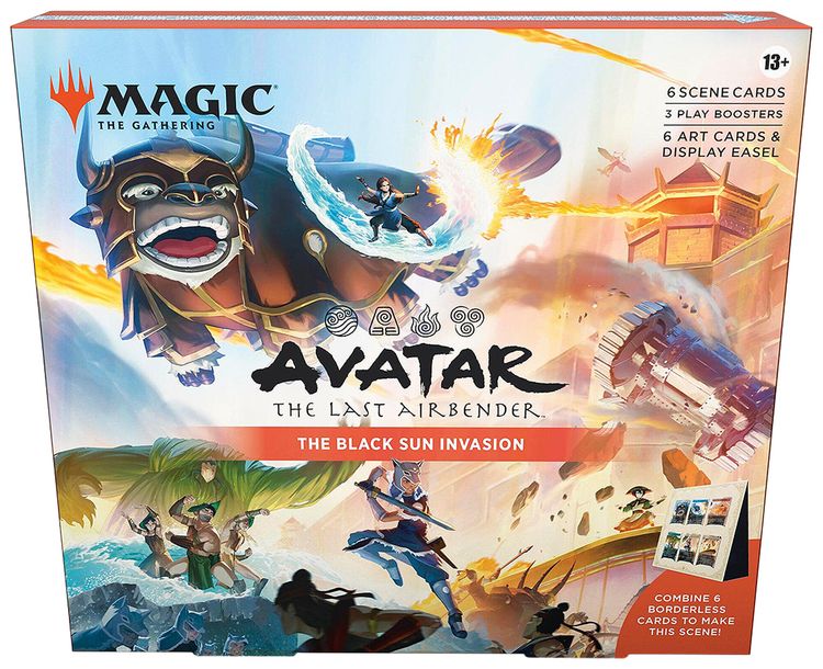 Magic The Gathering Avatar The Last Airbender Scene Box The Black Sun Invasion