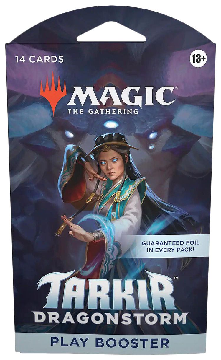 Magic The Gathering Tarkir Dragonstorm Sleeved Play Booster Pack
