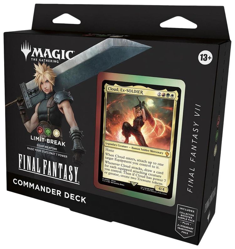 Magic The Gathering FINAL FANTASY Commander Deck FINAL FANTASY VII Limit Break Game Edition