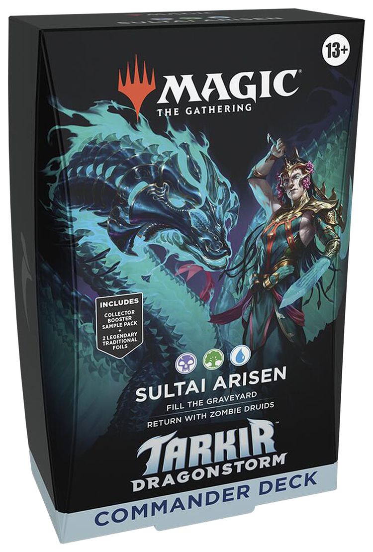Magic The Gathering Tarkir Dragonstorm Commander Deck Sultai Arisen