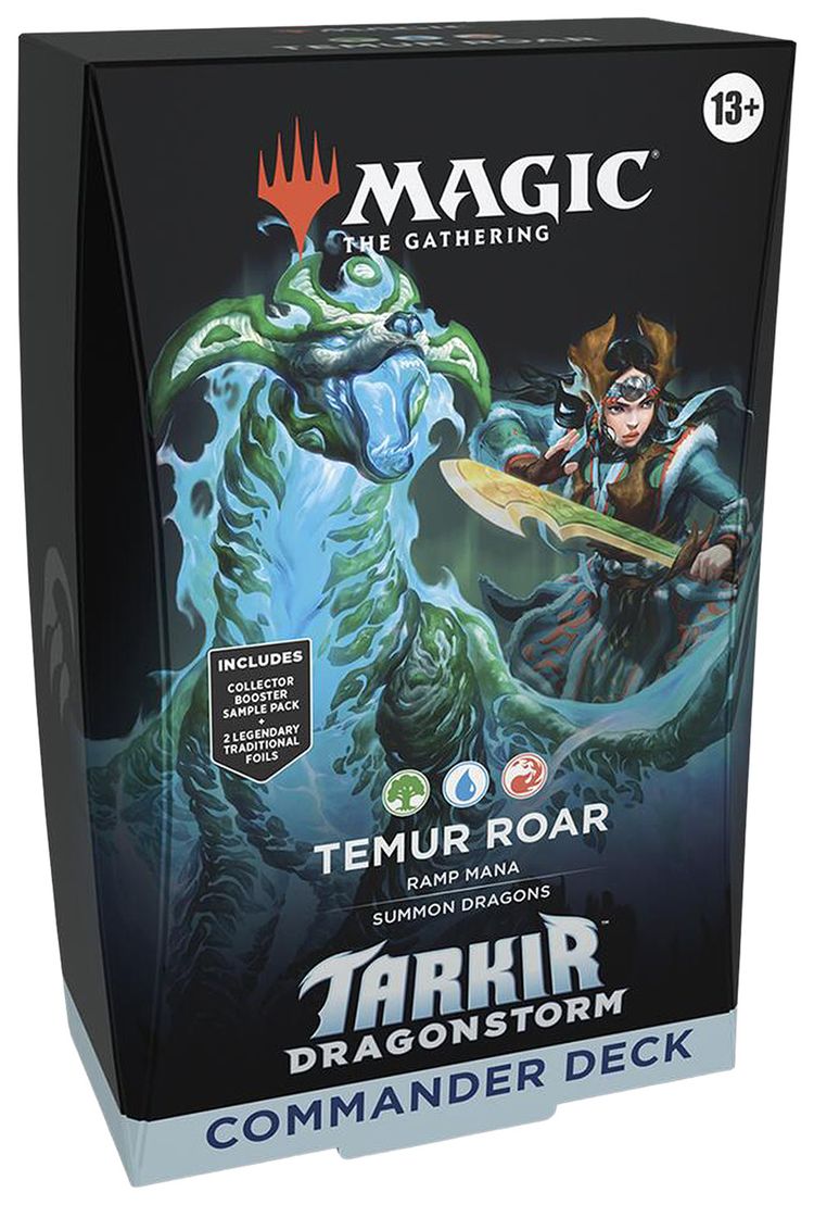 Magic The Gathering Tarkir Dragonstorm Commander Deck Temur Roar