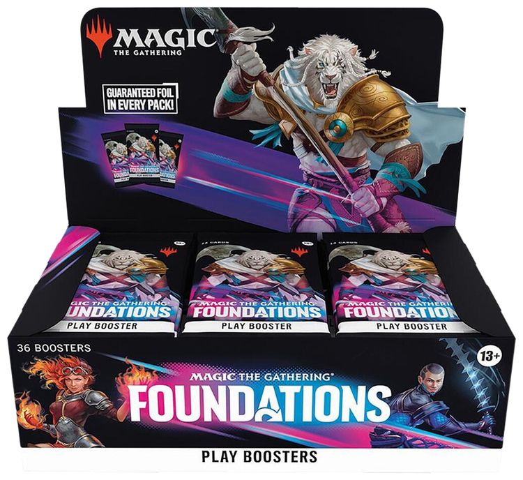 Magic The Gathering Magic The Gathering Foundations Play Booster Display