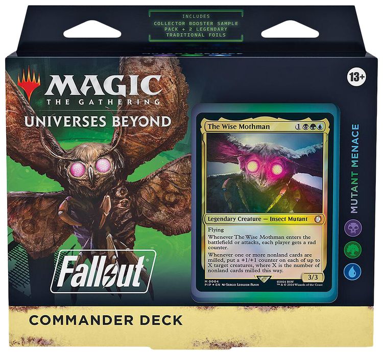 Magic The Gathering Universes Beyond Fallout Mutant Menace Commander Deck