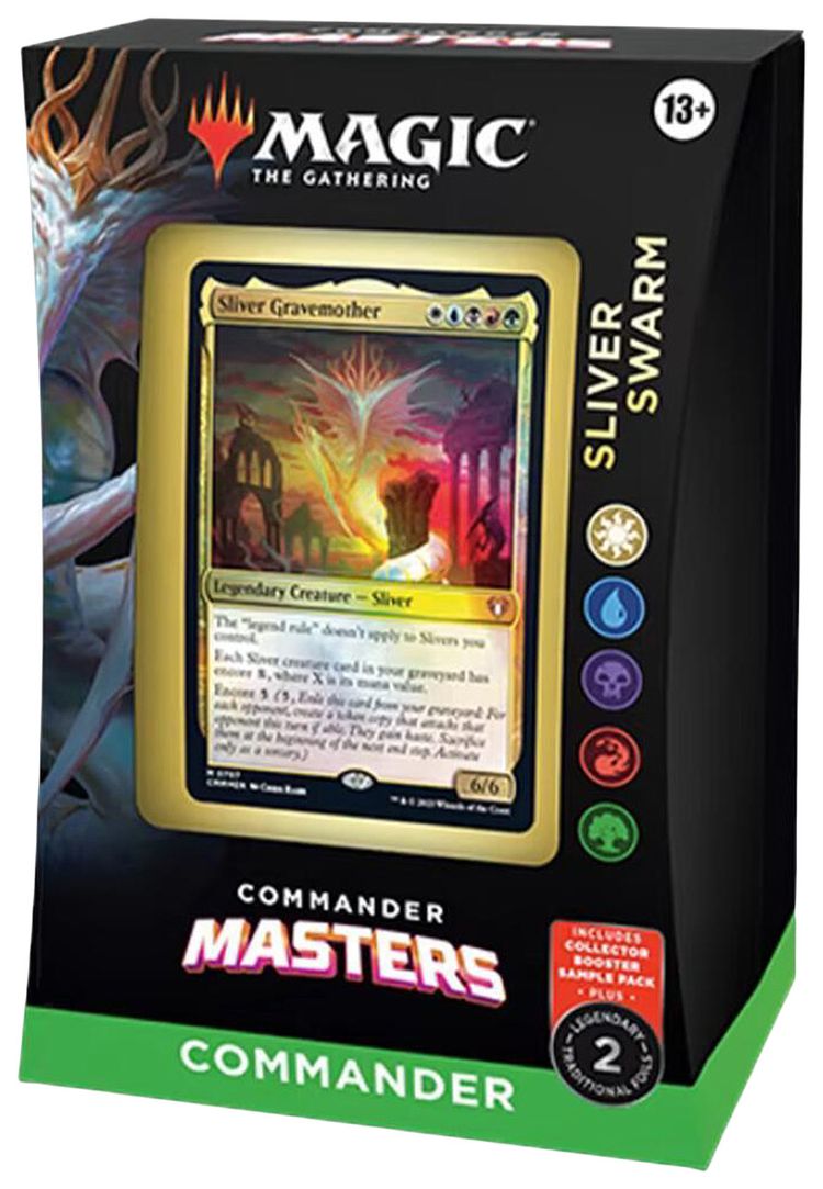Magic The Gathering Commander Masters Commander Deck Sliver Swarm