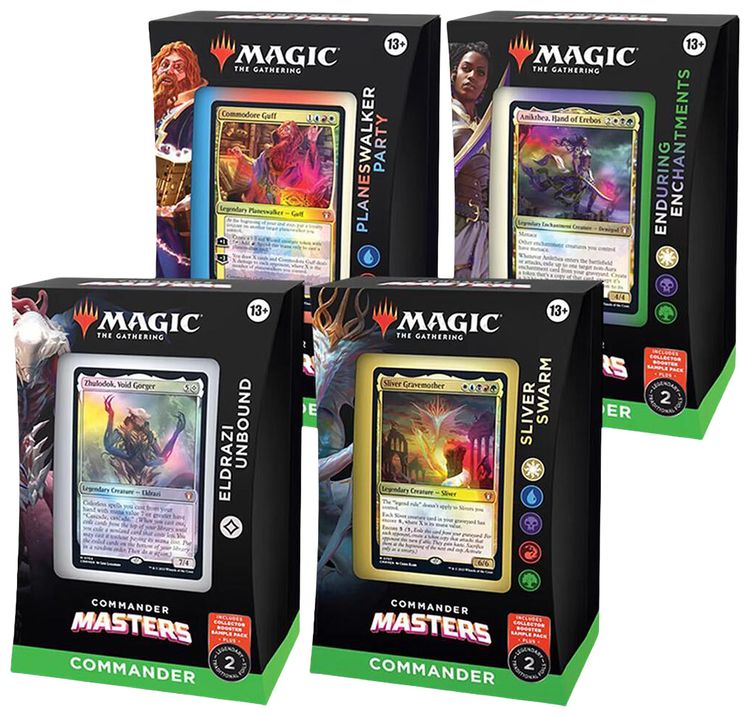 Magic The Gathering Commander Masters Commander Decks Set of 4