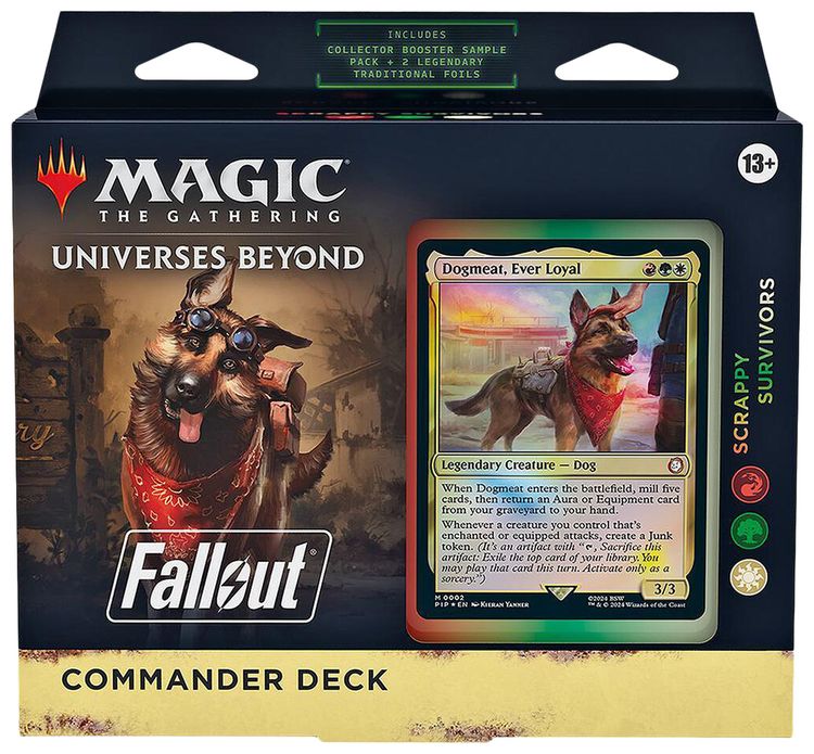 Magic The Gathering Universes Beyond Fallout Scrappy Survivors Commander Deck