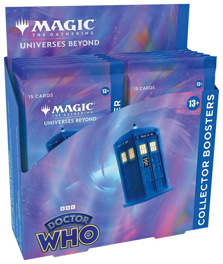 Magic The Gathering Universes Beyond Doctor Who Collector Booster Display