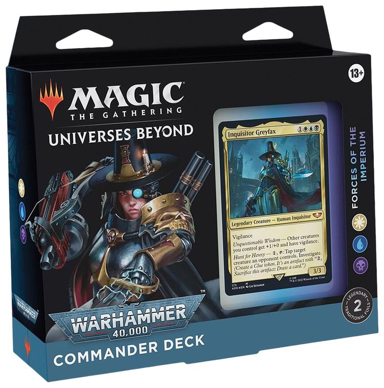 Magic The Gathering Universes Beyond Warhammer 40000 Forces of the Imperium Commander Deck