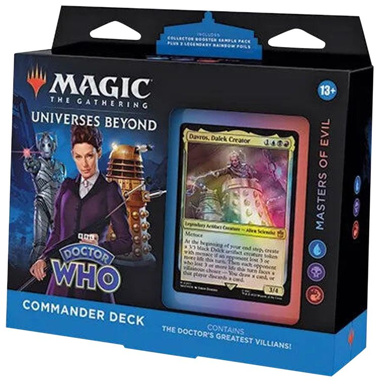 Magic The Gathering Universes Beyond Doctor Who Masters of Evil Commander Deck