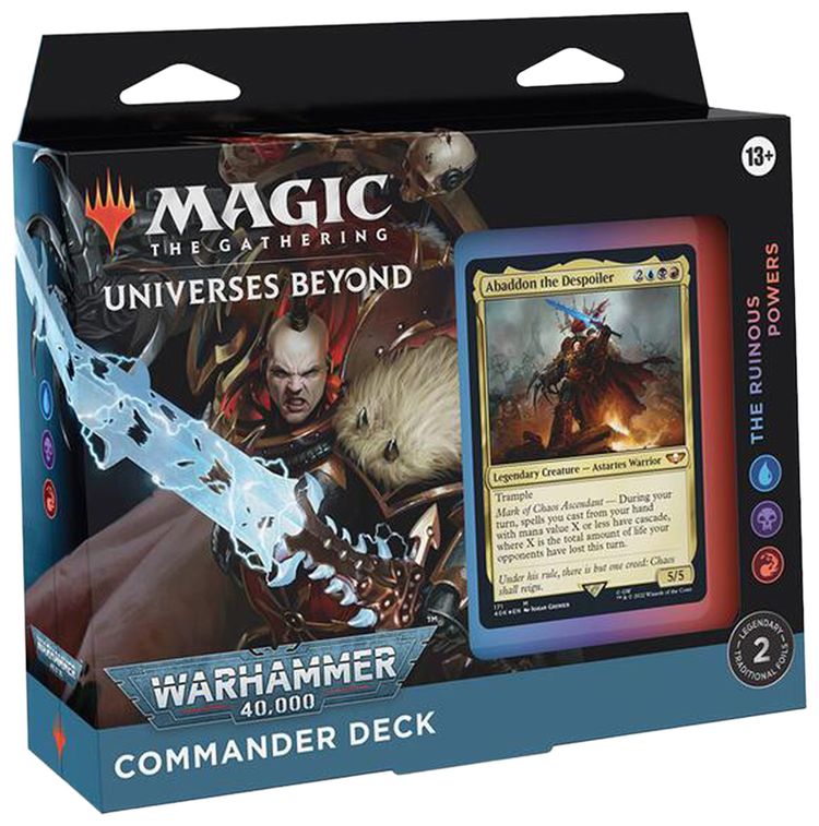 Magic The Gathering Universes Beyond Warhammer 40000 The Ruinous Powers Commander Deck