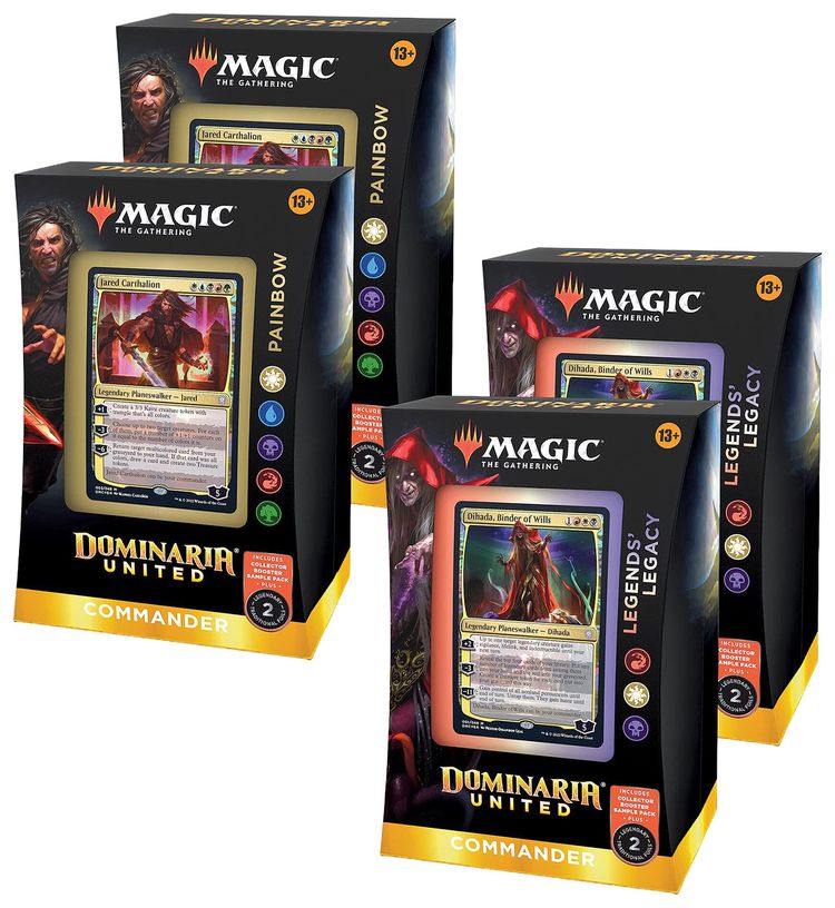 Magic The Gathering Dominaria United Commander Deck Display