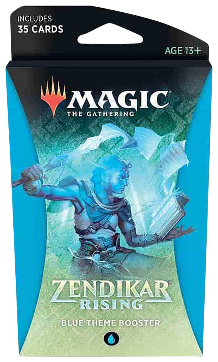 Magic The Gathering Zendikar Rising Theme Booster Blue