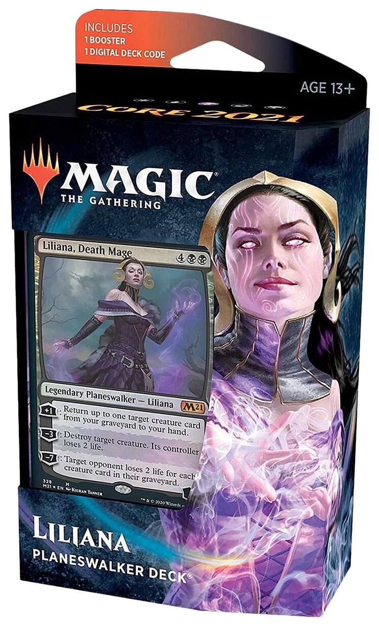 Magic The Gathering Core Set 2021 Planeswalker Deck Liliana