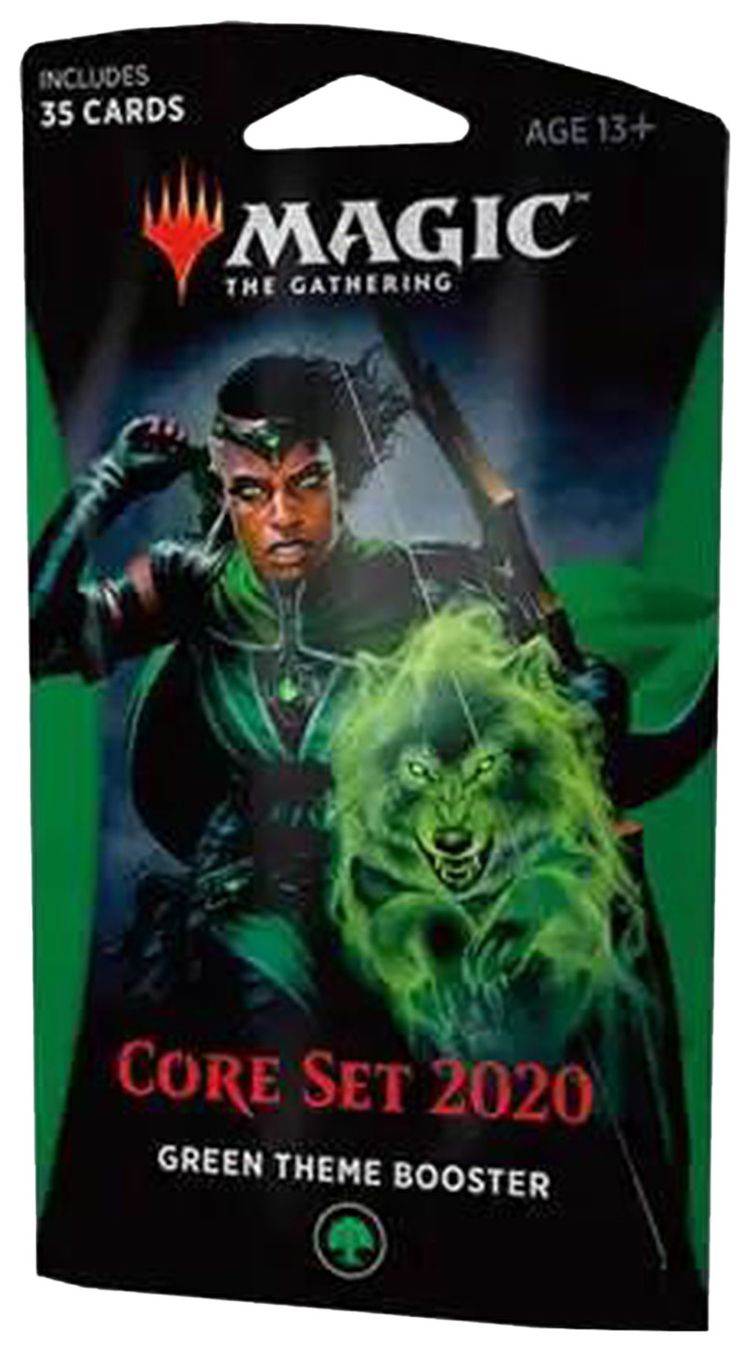 Magic The Gathering Core Set 2020 Theme Booster Green