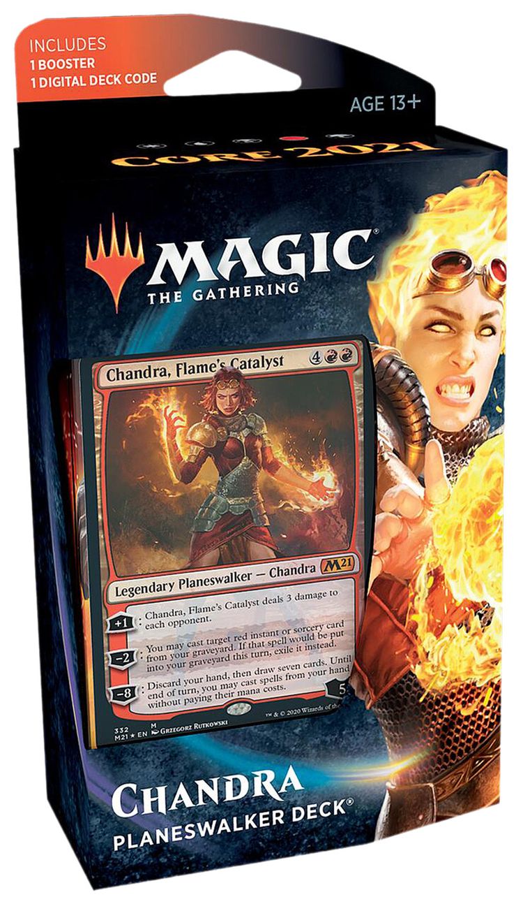 Magic The Gathering Core Set 2021 Planeswalker Deck Chandra