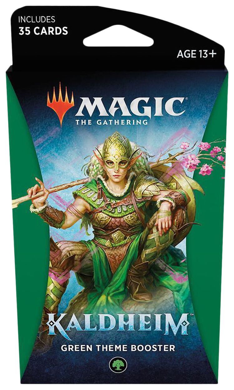 Magic The Gathering Kaldheim Theme Booster Green