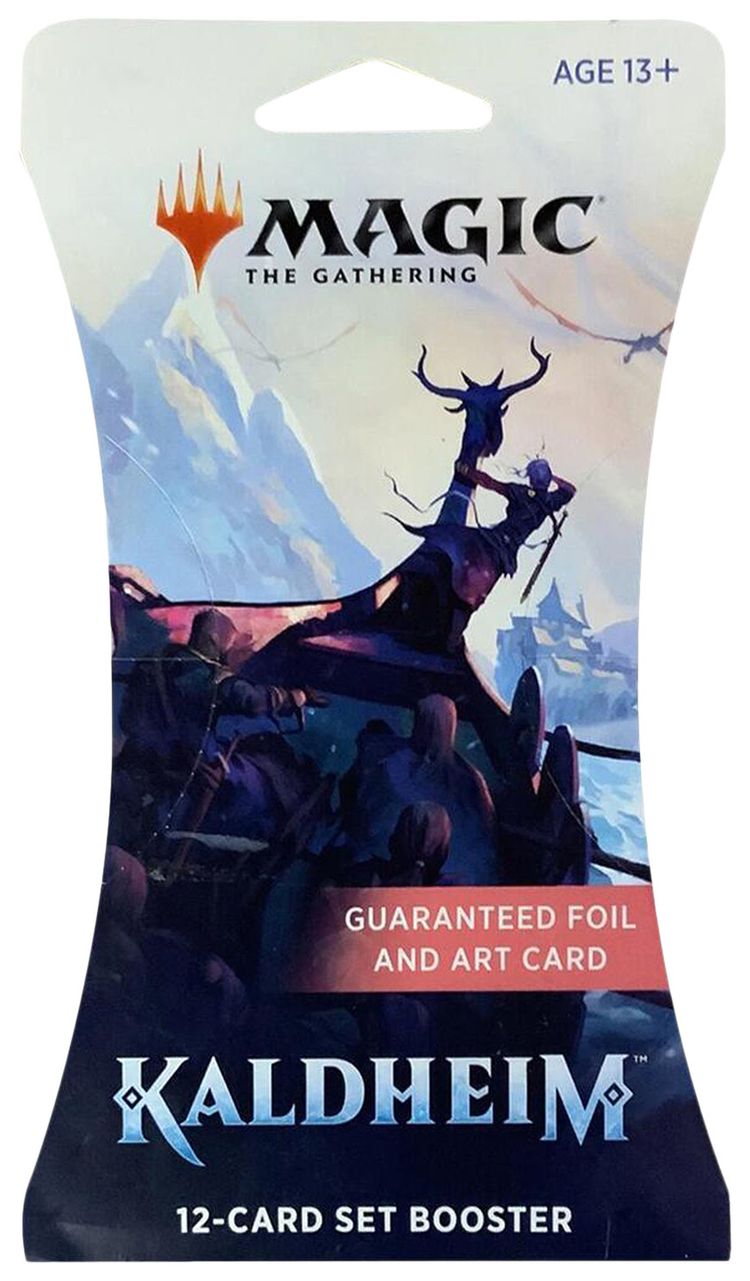 Magic The Gathering Kaldheim Sleeved Set Booster Pack