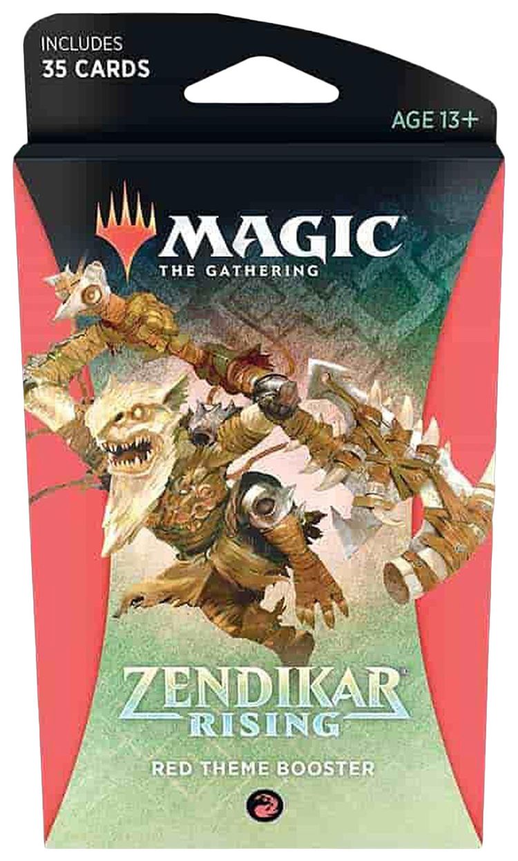 Magic The Gathering Zendikar Rising Theme Booster Red