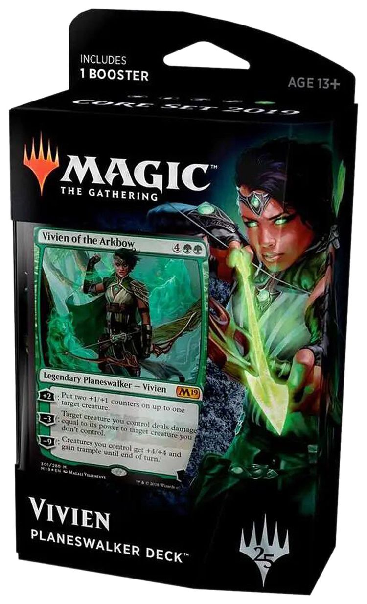 Magic The Gathering Core Set 2019 Planeswalker Deck Vivien