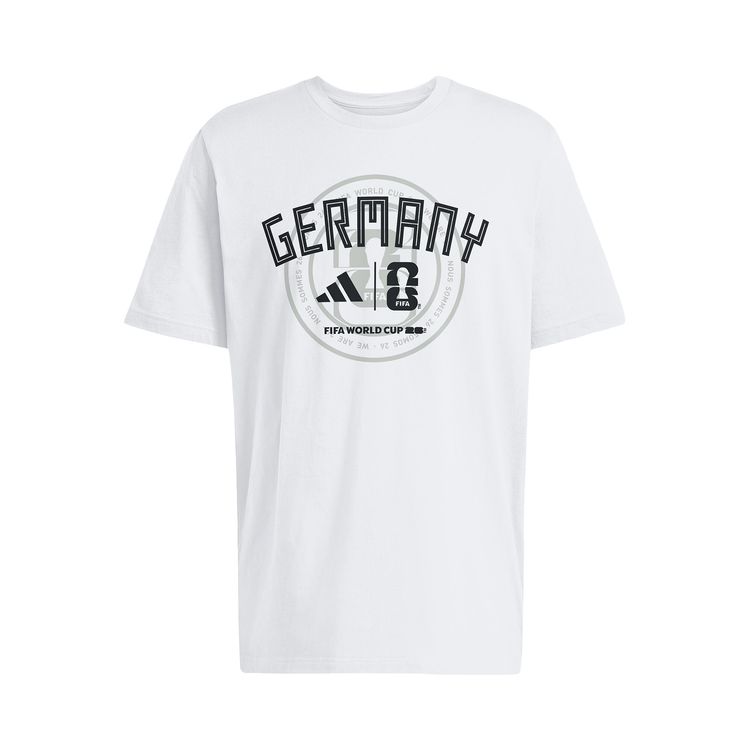 Adidas Germany FIFA World Cup 26 Qualifier Tee White