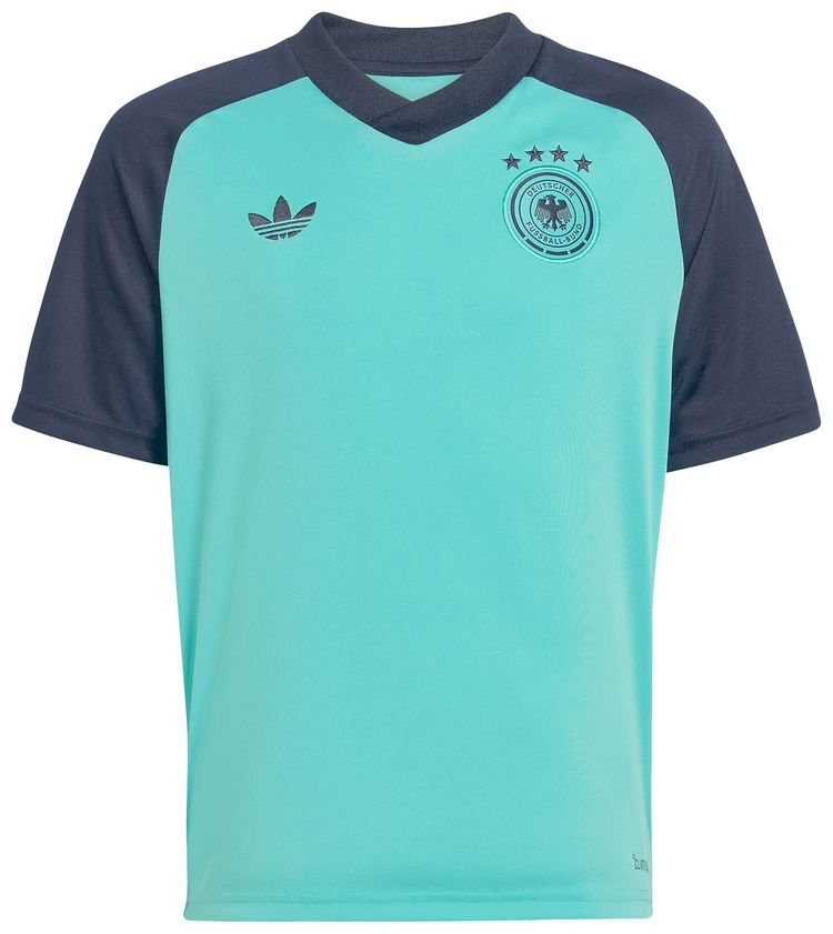 Adidas Germany 26 Away Pre Match Jersey Flash Aqua