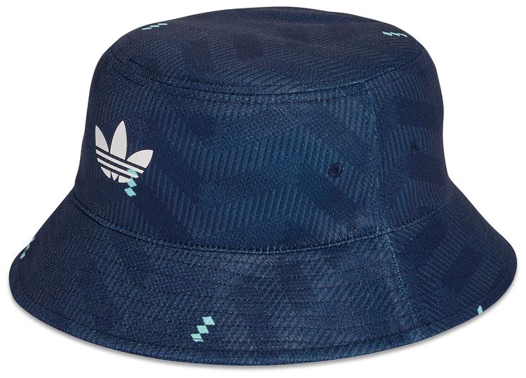 Adidas Germany 26 Bucket Hat Collegiate NavyFlash AquaWhite