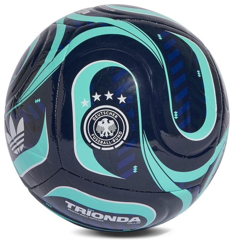 Adidas Trionda Germany Away Club Ball Collegiate NavyFlash AquaWhite