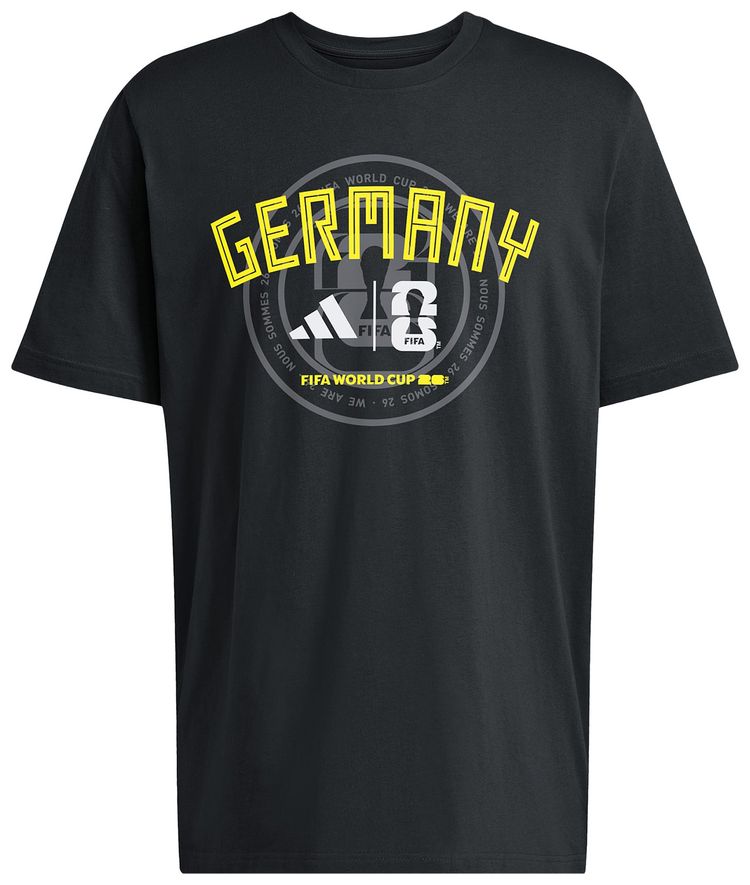 Adidas Germany FIFA World Cup 26 Qualifier Tee Black