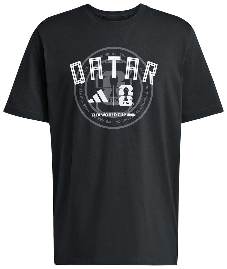 Adidas FIFA World Cup 26 Qualifier Tee Black