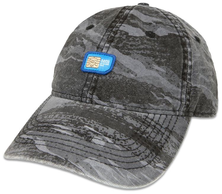 AAPE AAPEUNVS Unvs Camo Cap BlueYellow
