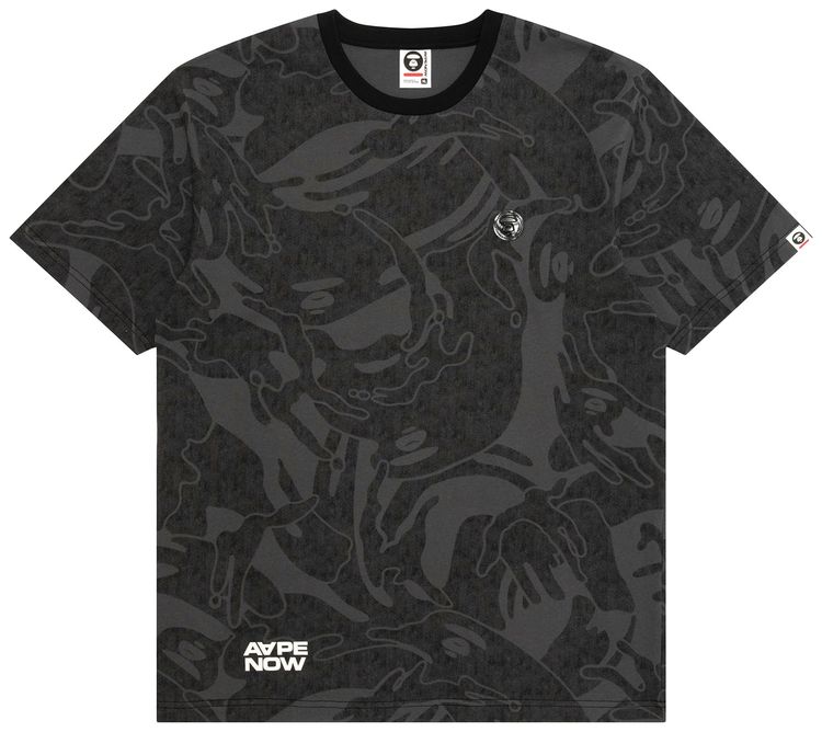 AAPE AAPENOW Camo Tee GreyMulticolor