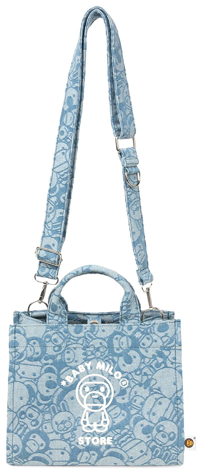 Baby Milo Store Milo  Friends Small Tote Bag BlueMulticolor
