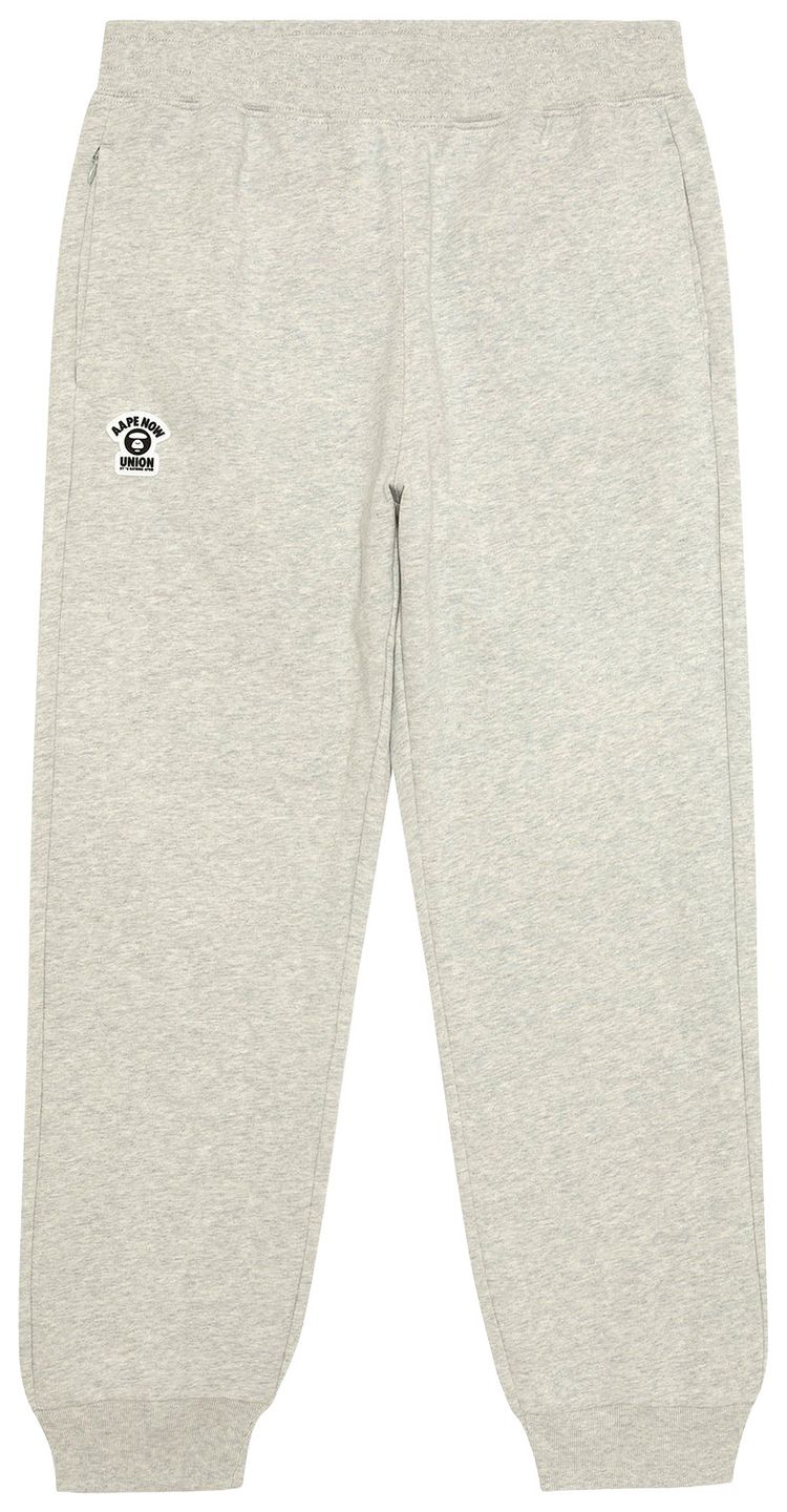 AAPE AAPENOW Jogger Sweat Pants WhiteHeather