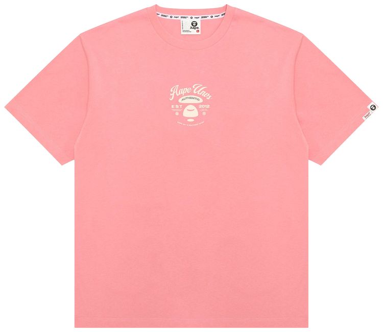 AAPE AAPEUNVS Unvs Graphic Tee Pink