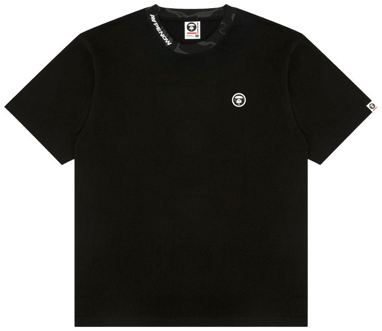 AAPE AAPENOW Moonface Logo Tee Black