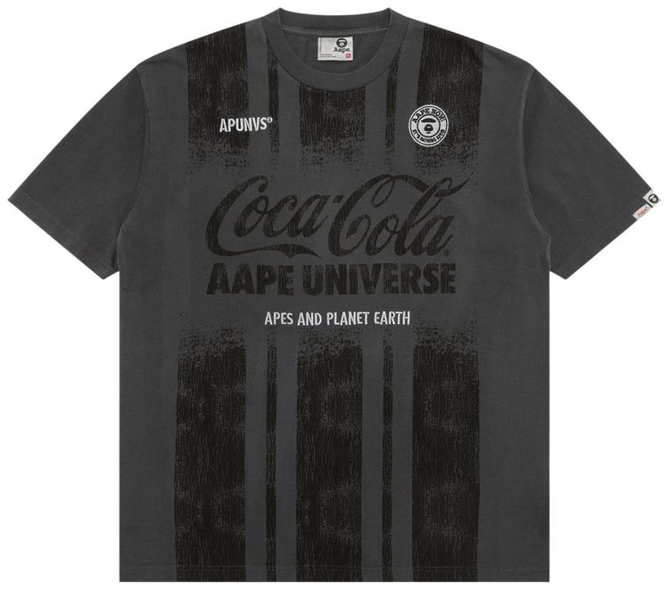 AAPE x Coca Cola Unvs Graphic Tee BlackLight