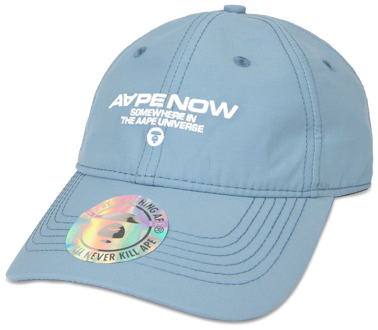 AAPE AAPENOW Logo Cap BlueGrey