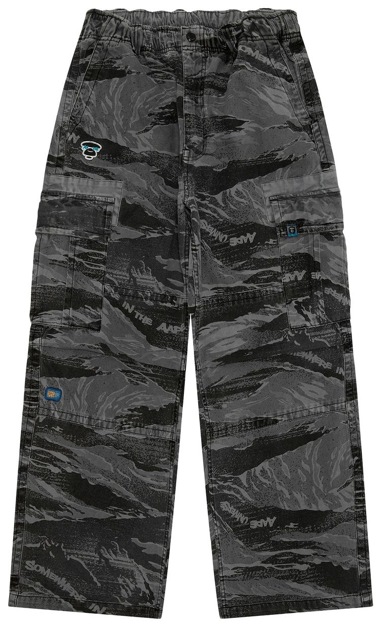 AAPE AAPEUNVS Unvs Camo Pants BlackGrey