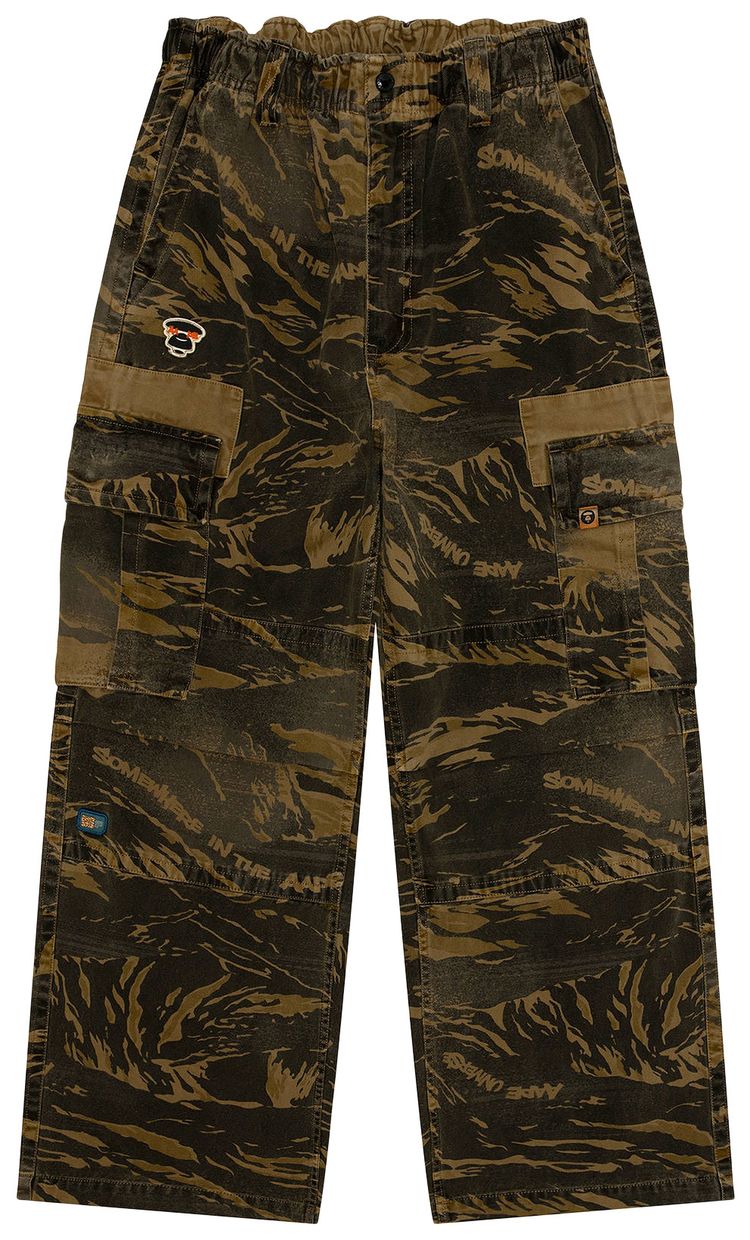 AAPE AAPEUNVS Unvs Camo Pants BlueYellow