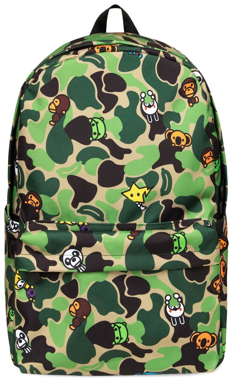Baby Milo Store Milo  Friends Camo Large Backpack GreenBlack