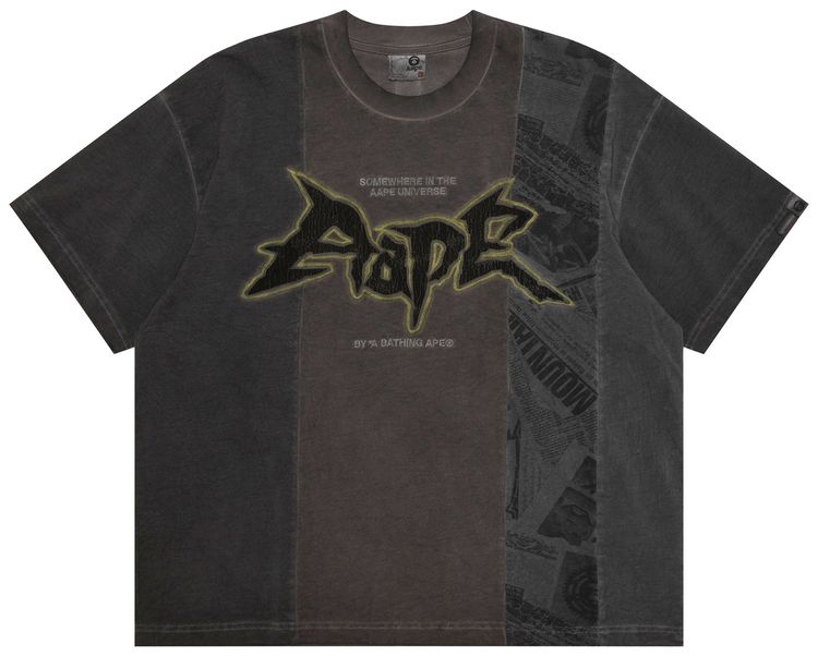 AAPE Logo Graphic Tee BlackLight