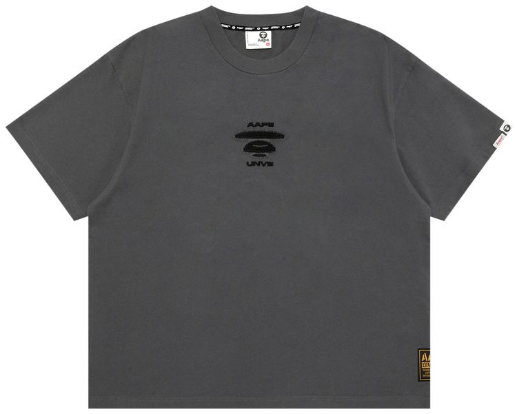 AAPE AAPEUNVS Unvs Moonface Tee Grey