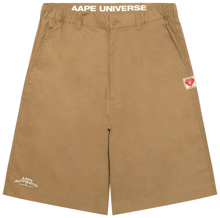 AAPE AAPEUNVS Unvs Shorts Beige